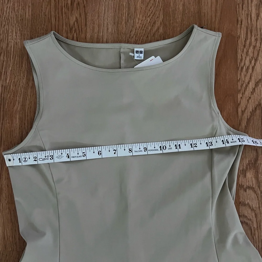 NWT Uniqlo Airism Ultra Stretch Sleeveless Midi - Picture 6 of 8